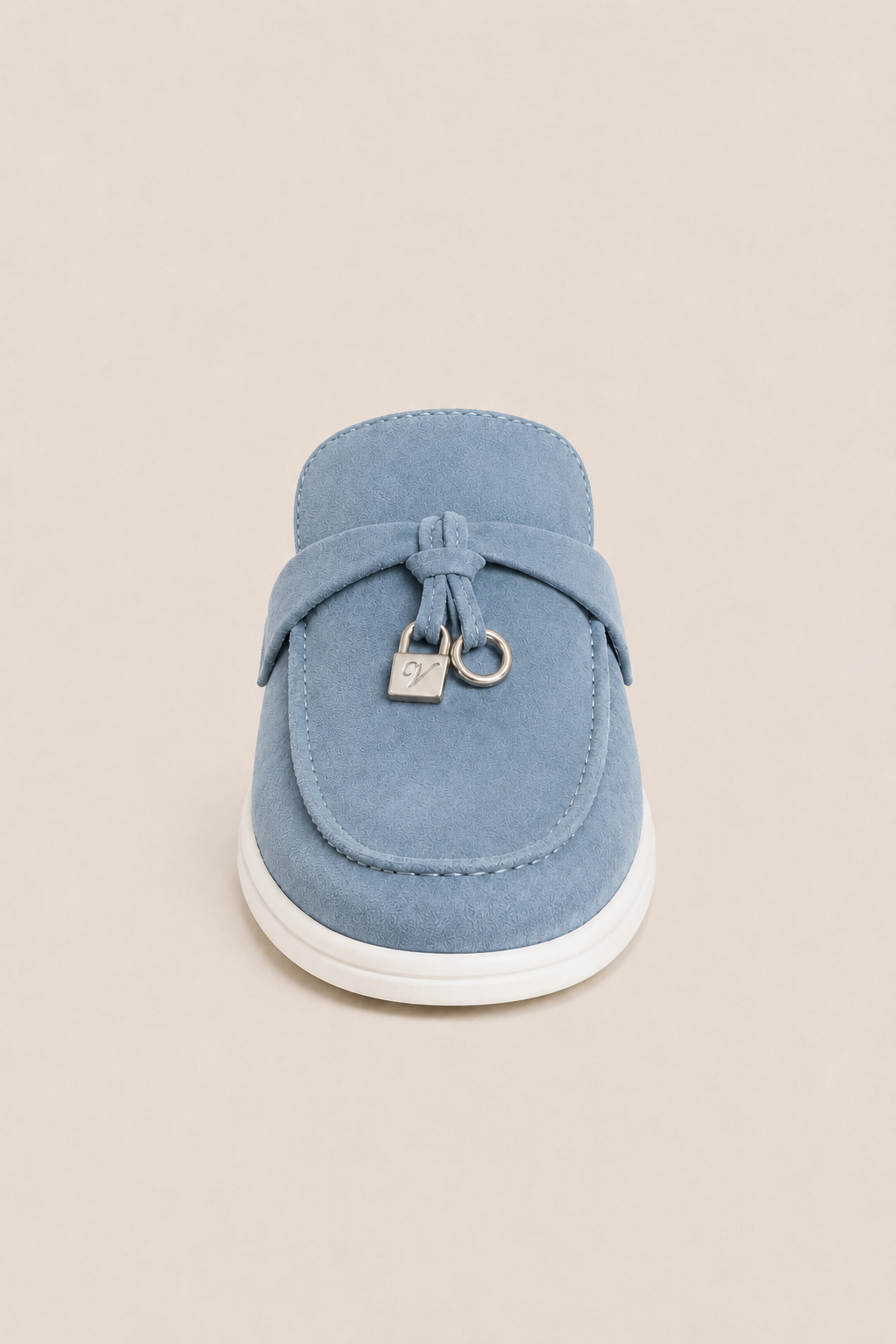 Ancestral Buckle Mule Blue