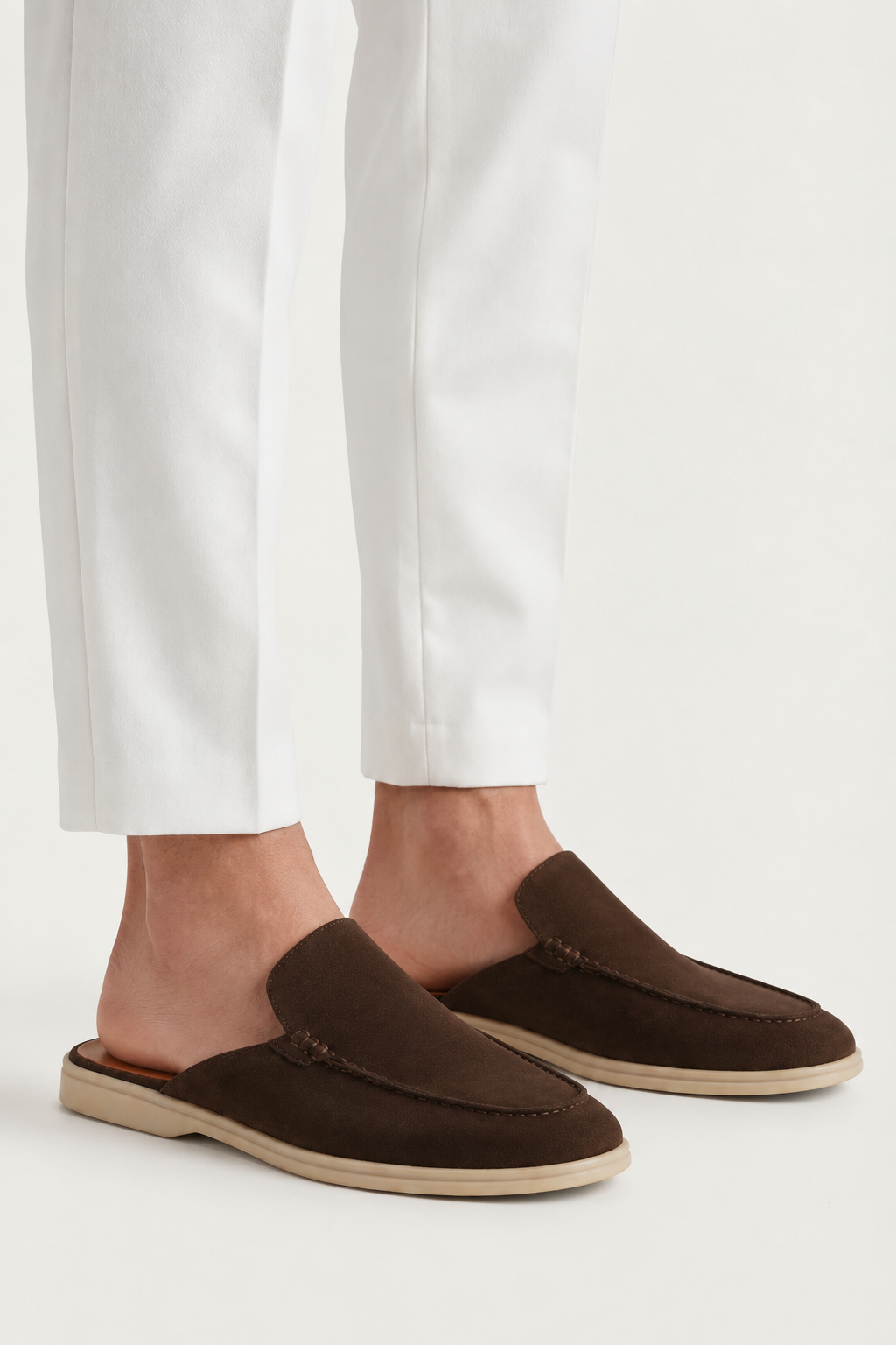 Ancestral Suede Mule Brown