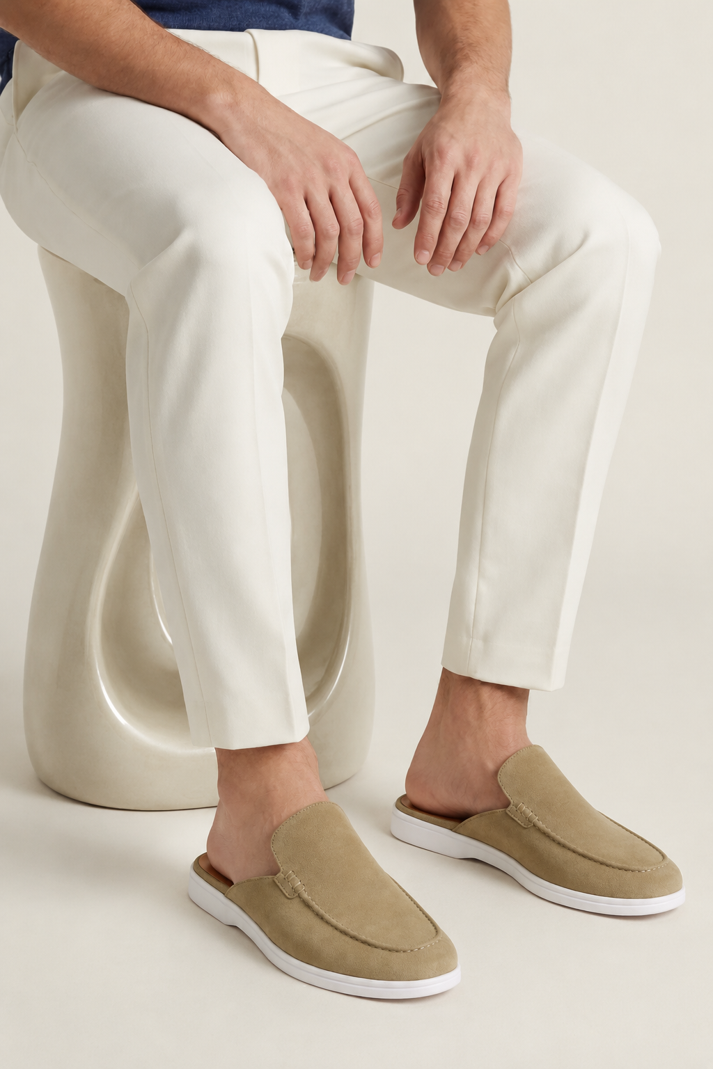 Ancestral Suede Mule Olive