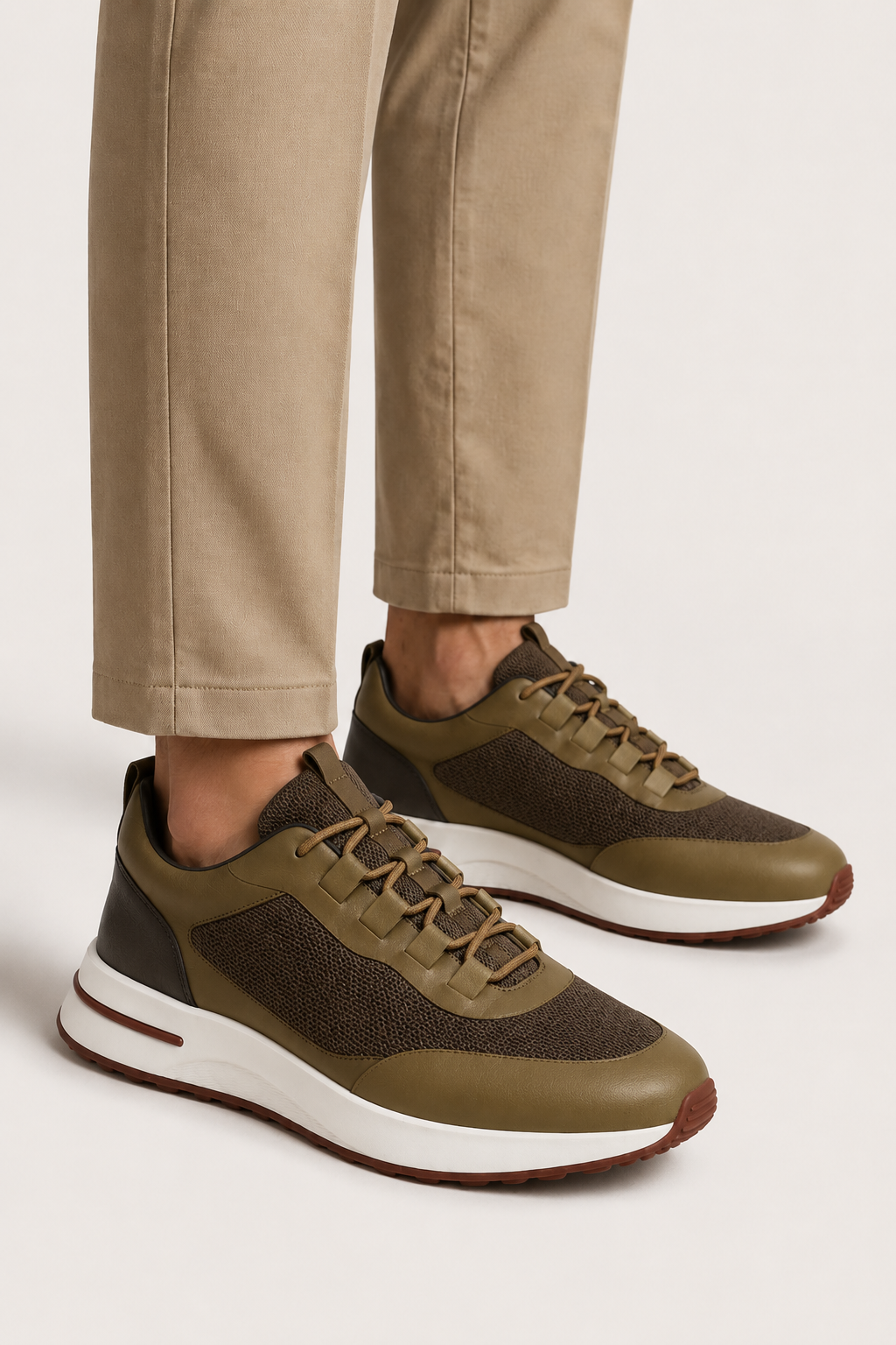 Sorrento Sneaker Olive Brown