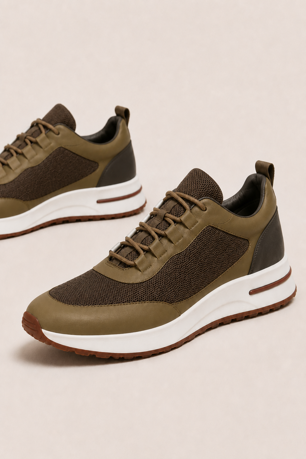 Sorrento Sneaker Olive Brown