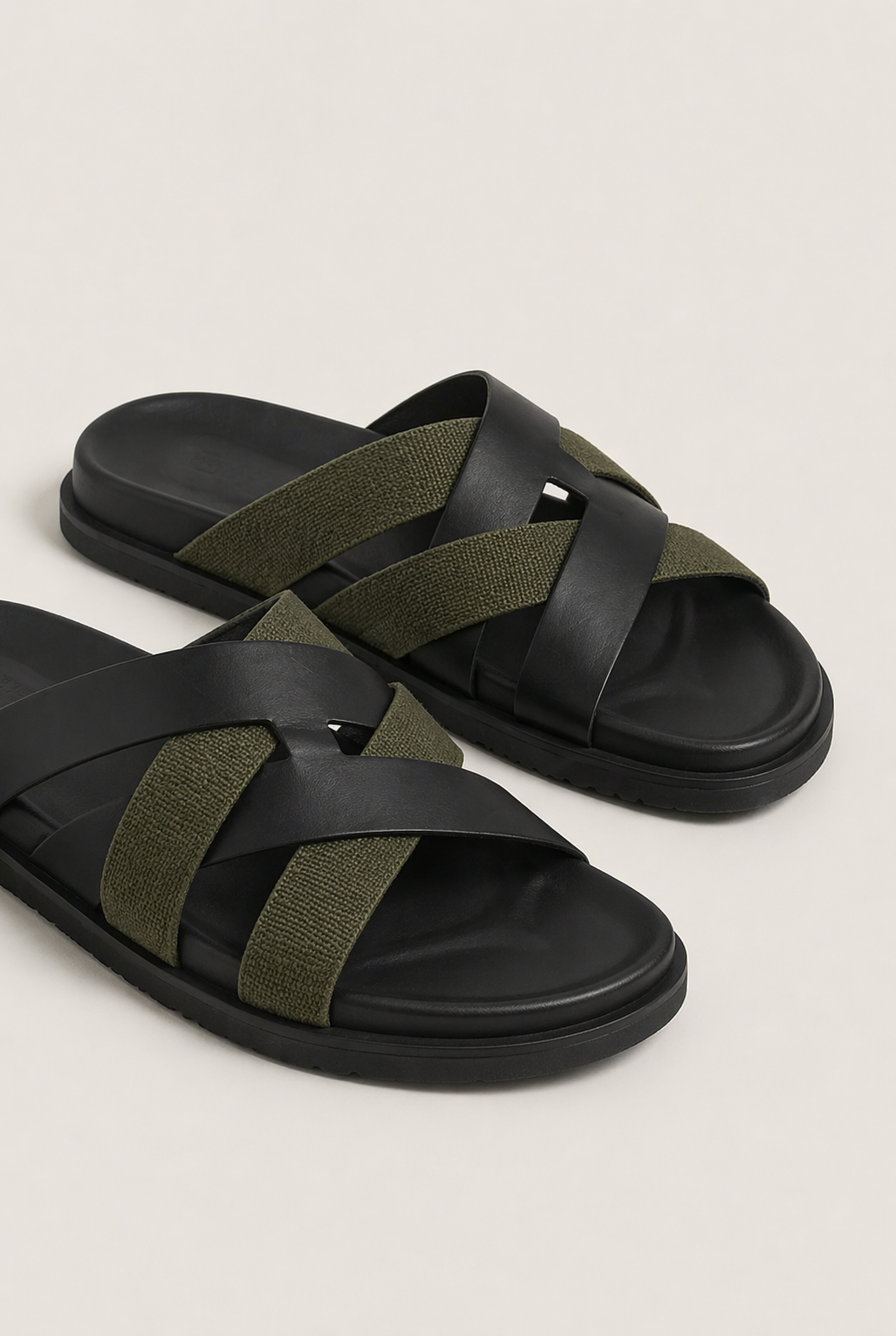 Alviro Sandal Nº1 Olive/Black
