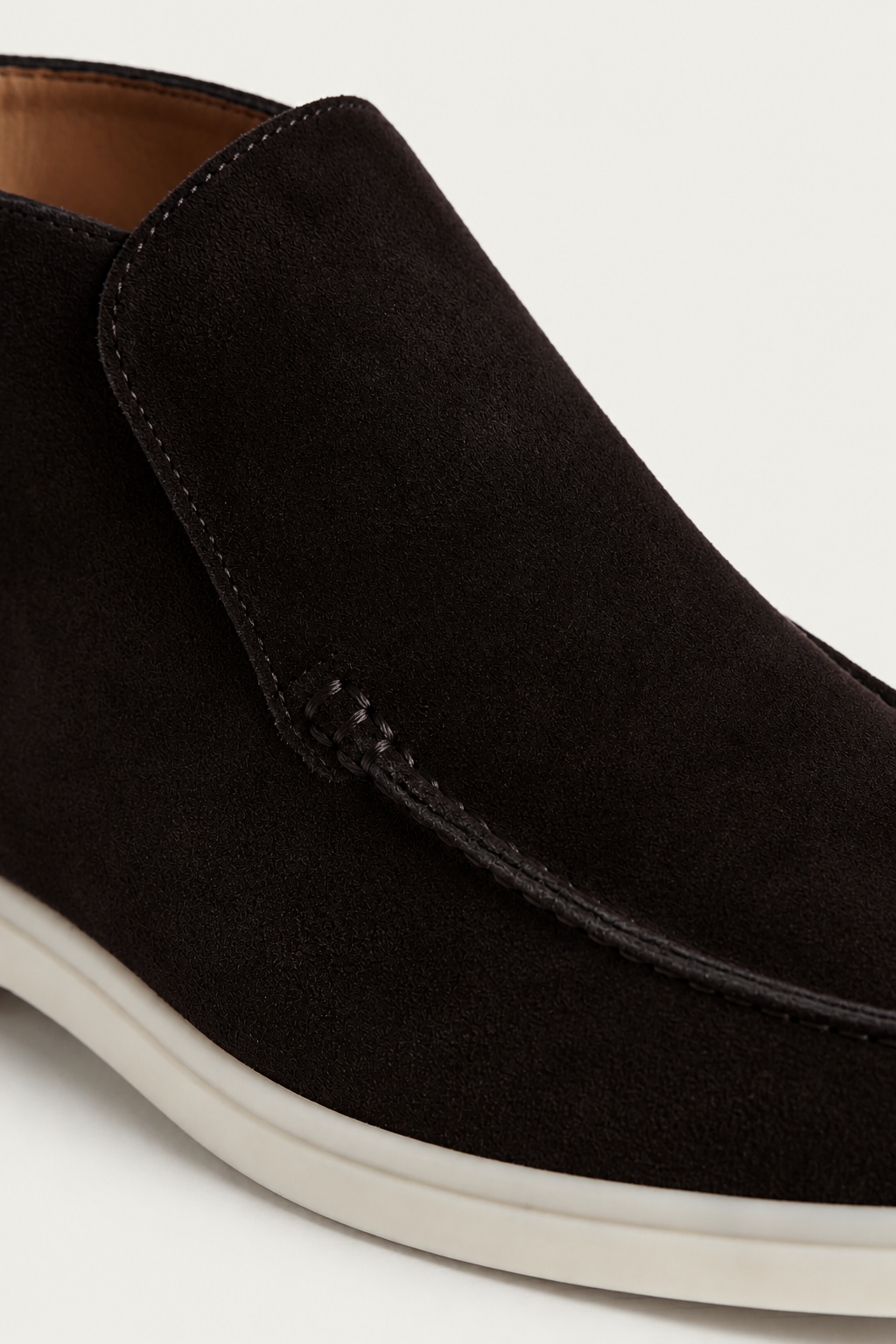 Cortina Suede Loafer Black