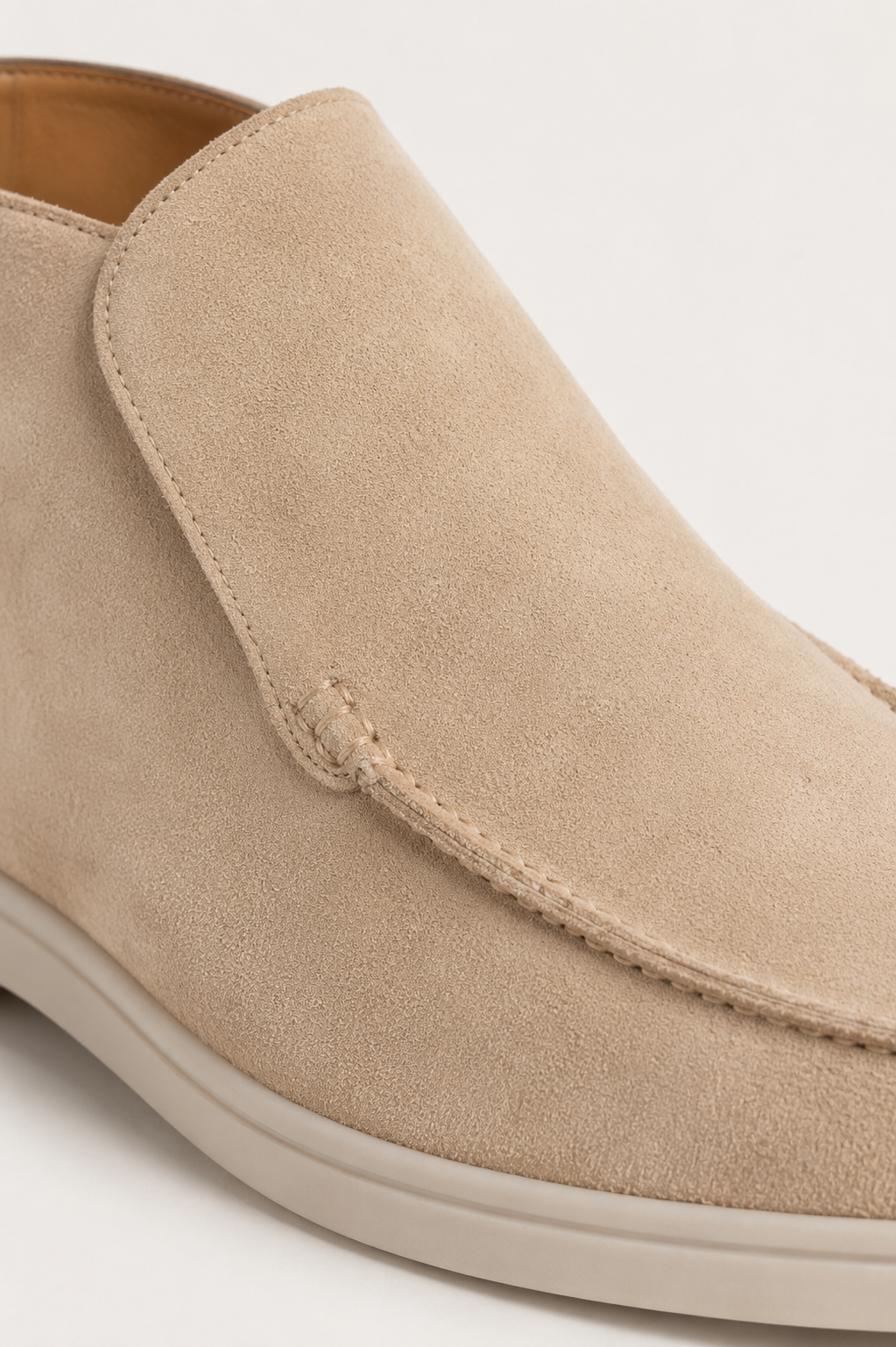 Cortina Suede Loafer Light Beige