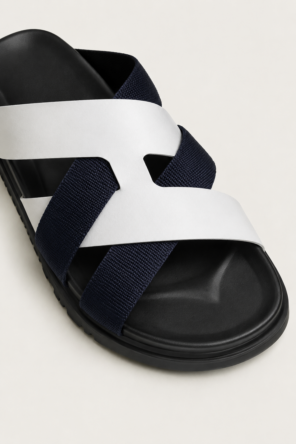 Alviro Sandal Nº1 White/Navy