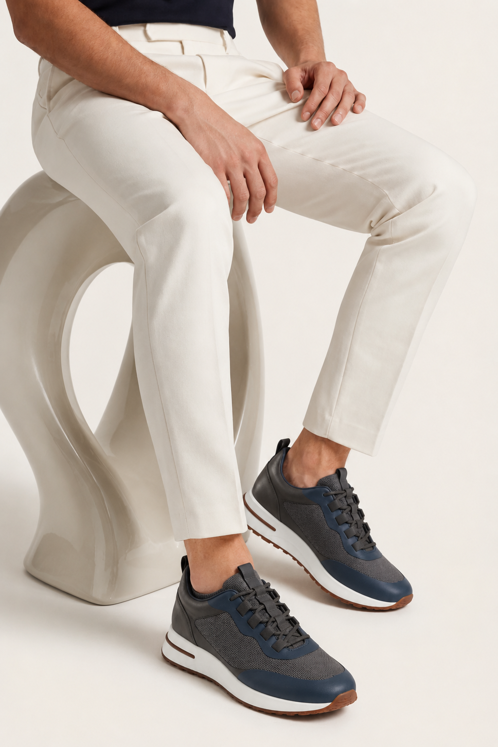 Sorrento Sneaker Graphite Steel Blue
