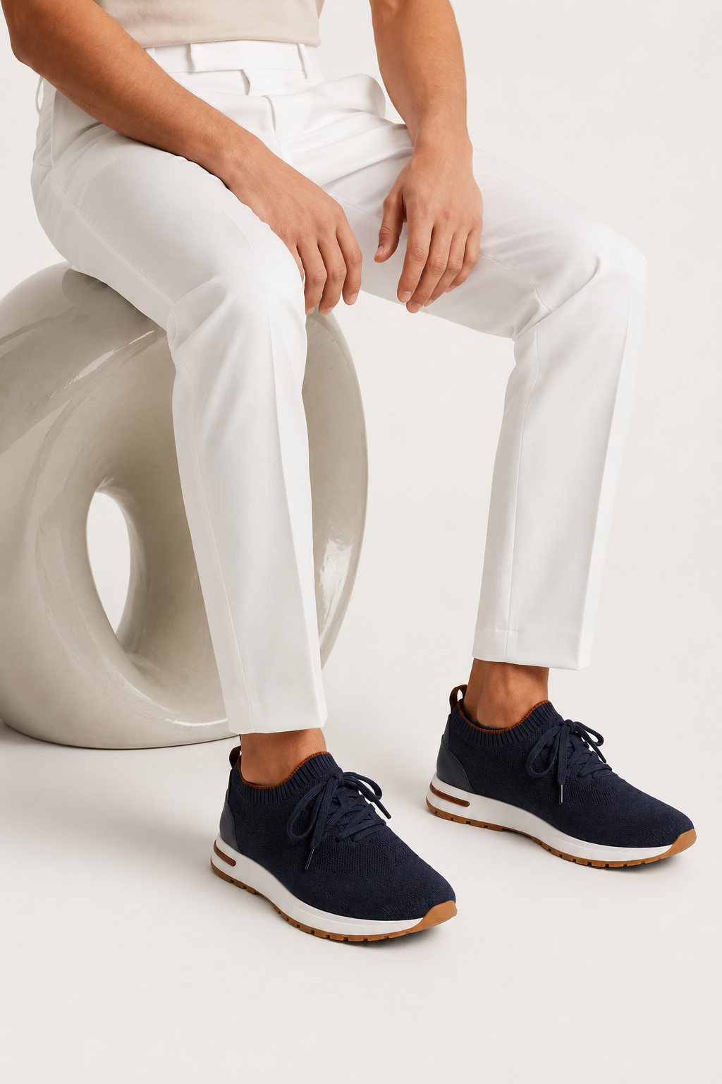 Selano Mesh Slip-On Dark Blue