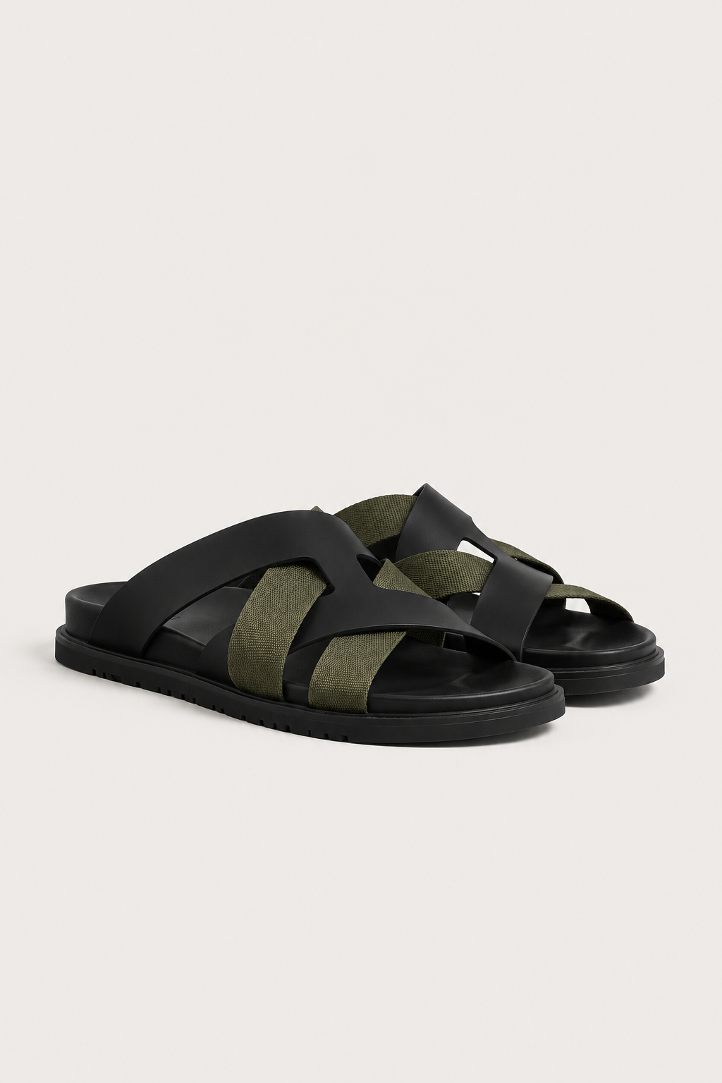 Alviro Sandal Nº1 Olive/Black