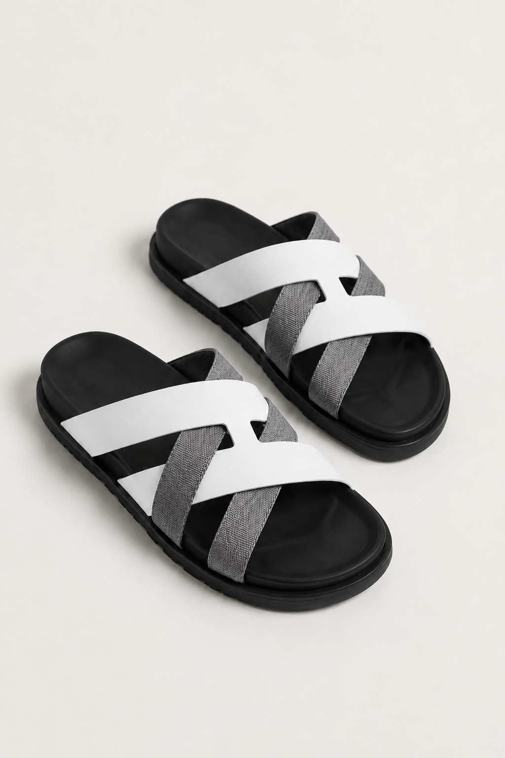 Alviro Sandal Nº1 White/Silver