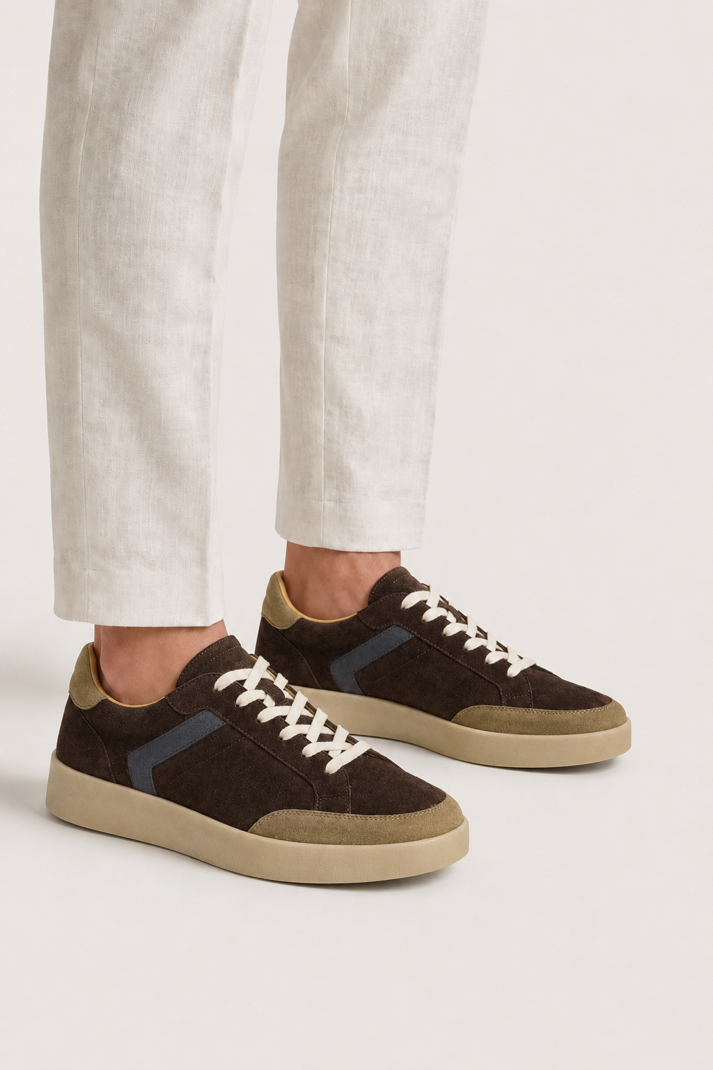 Verona Suede Sneaker Dark Brown