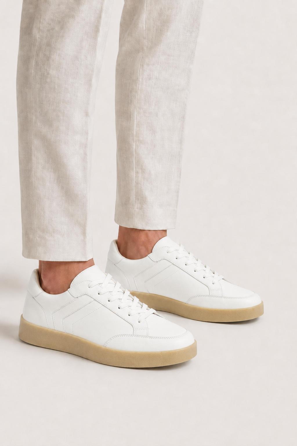 Verona Leather Sneaker White
