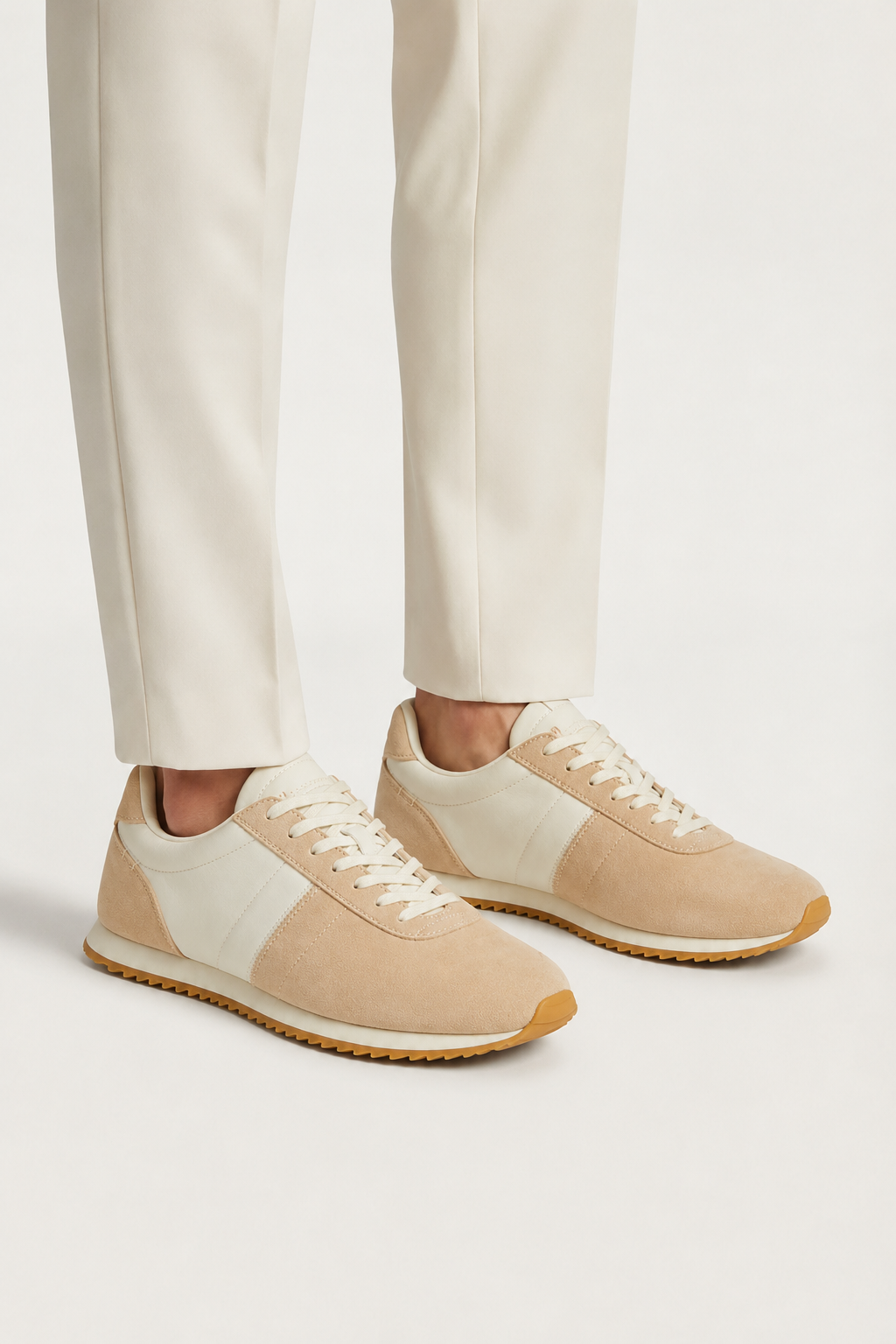 Varese Retro Sneaker Beige