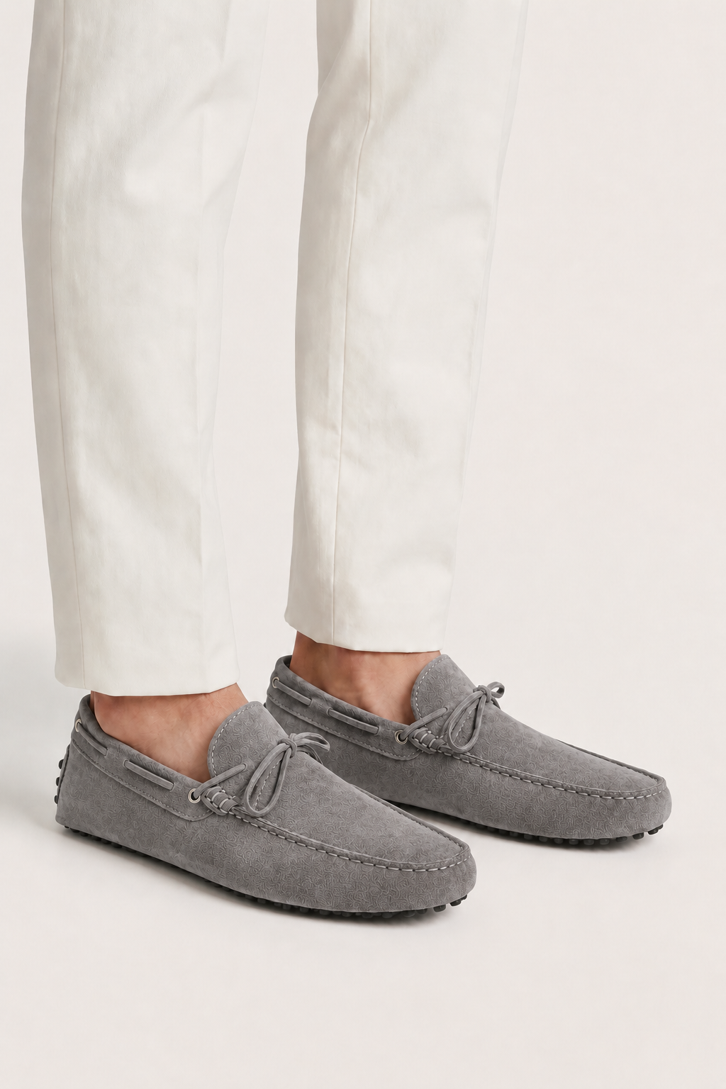 Capri Suede Moccasin Gray