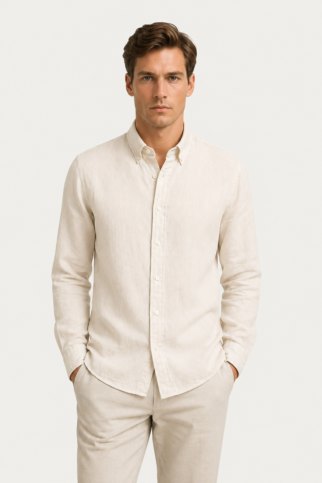 Haute Linen Shirt Ivory