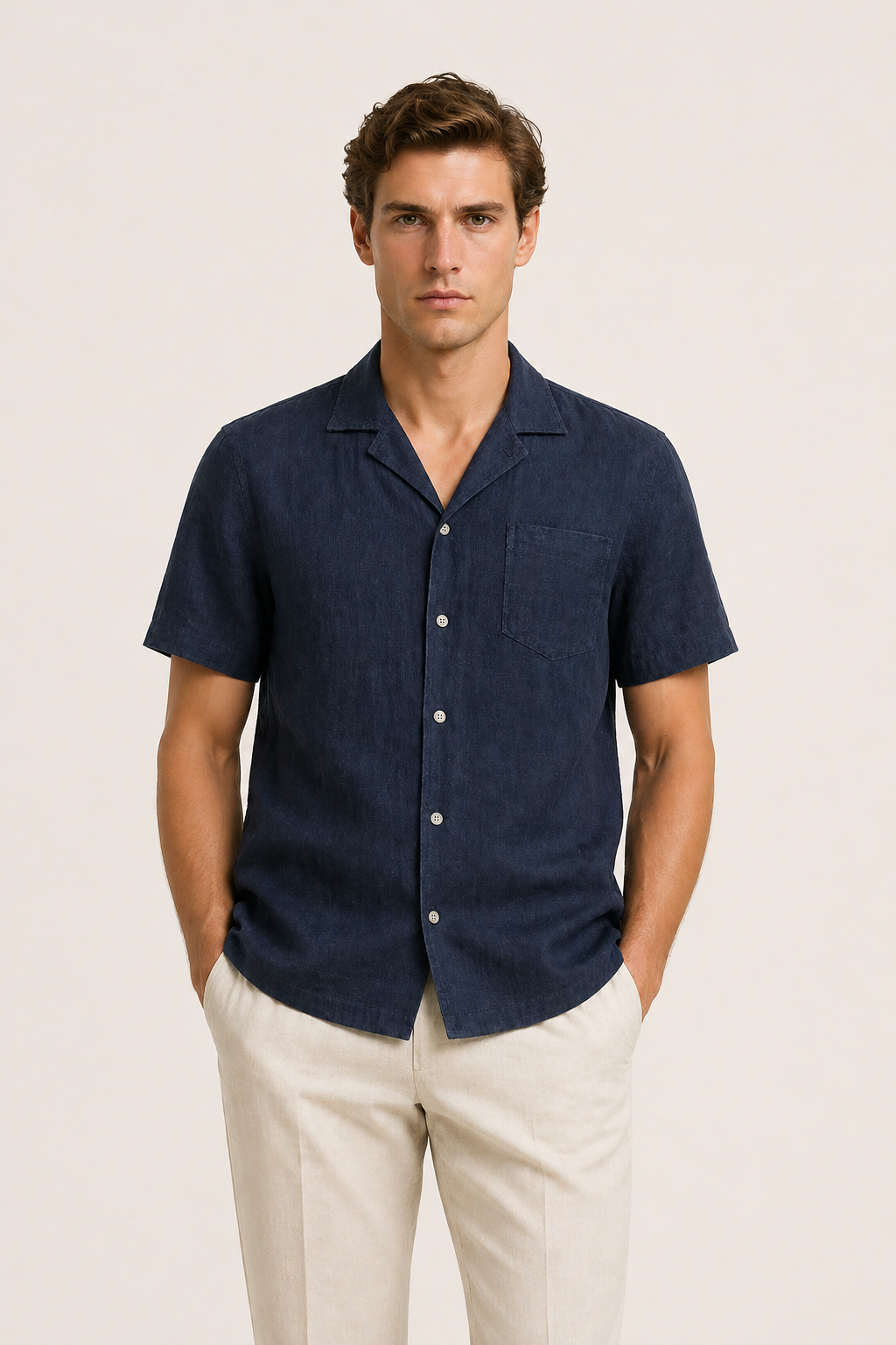Seaside Comfort Shirt Navy