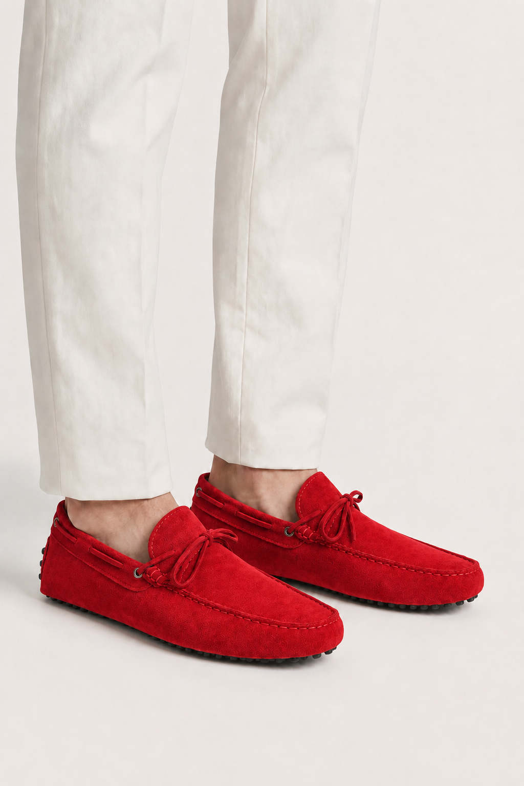 Capri Suede Moccasin Red