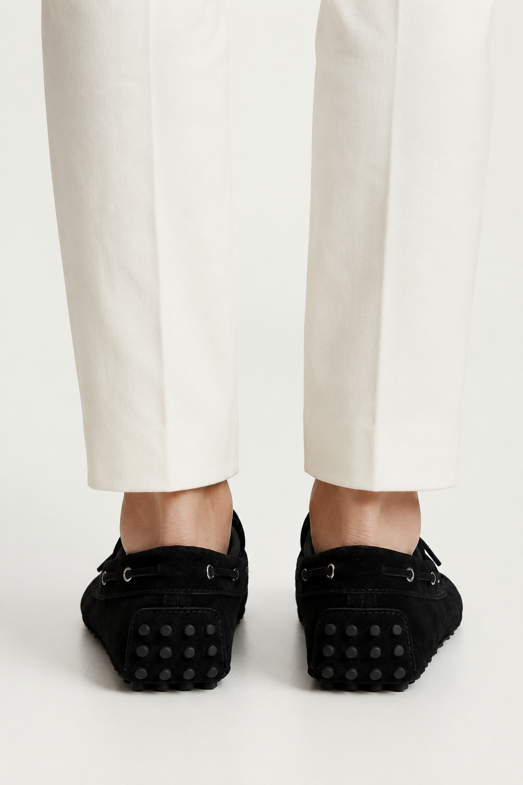 Capri Suede Moccasin Black
