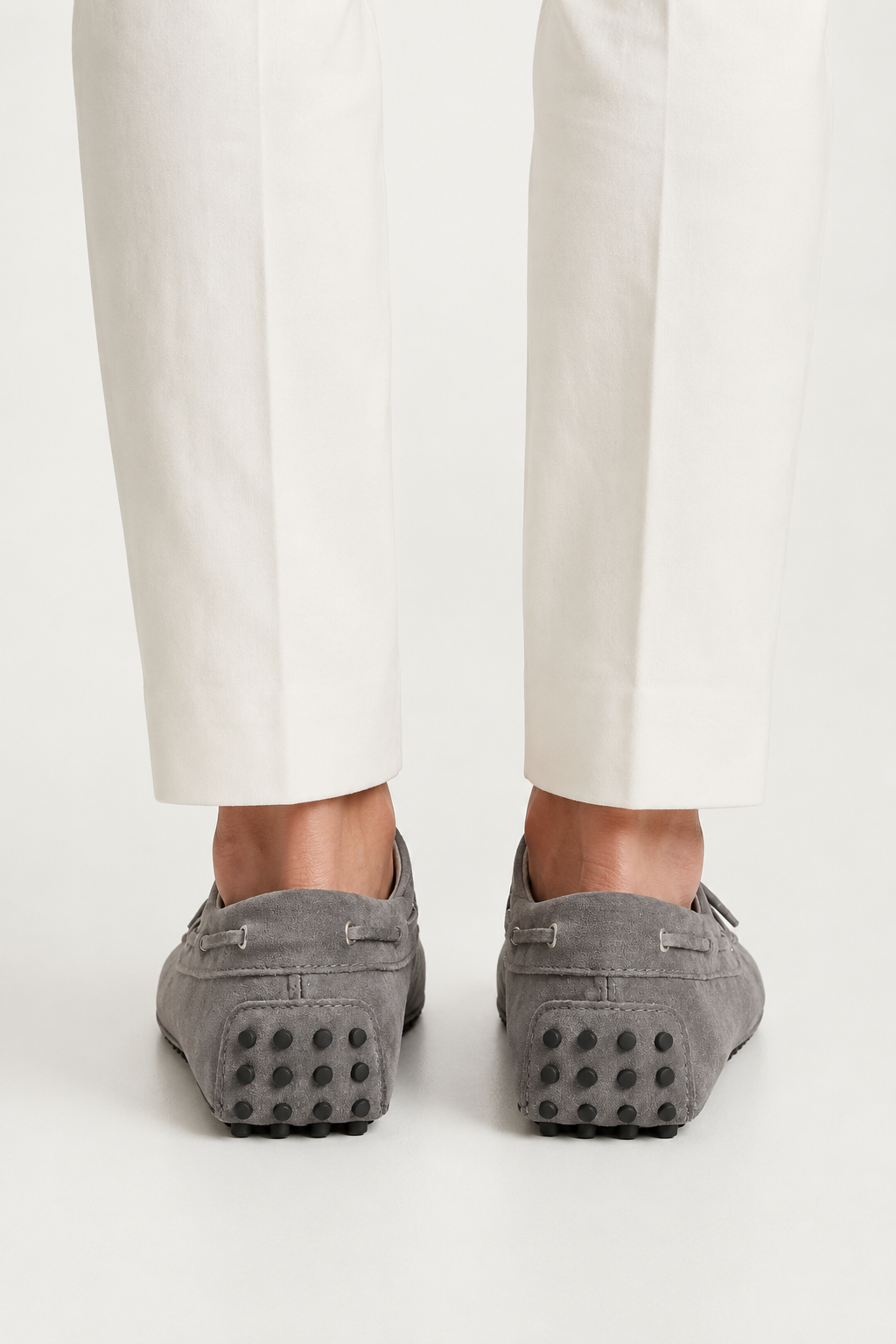 Capri Suede Moccasin Gray