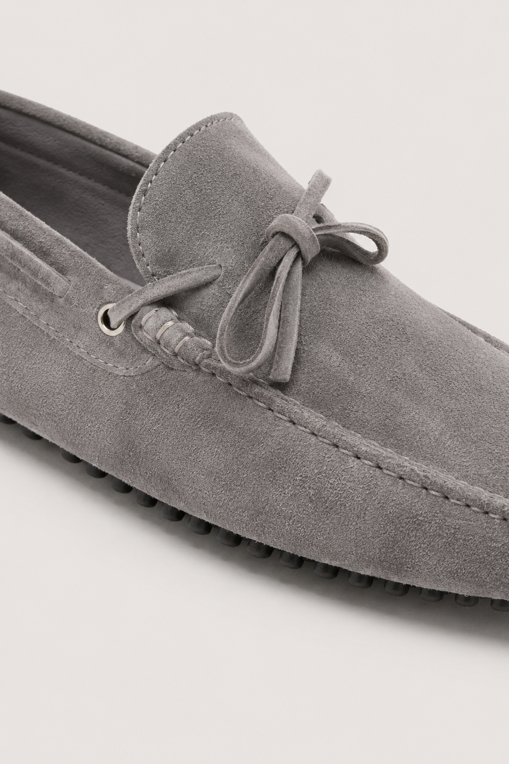 Capri Suede Moccasin Gray