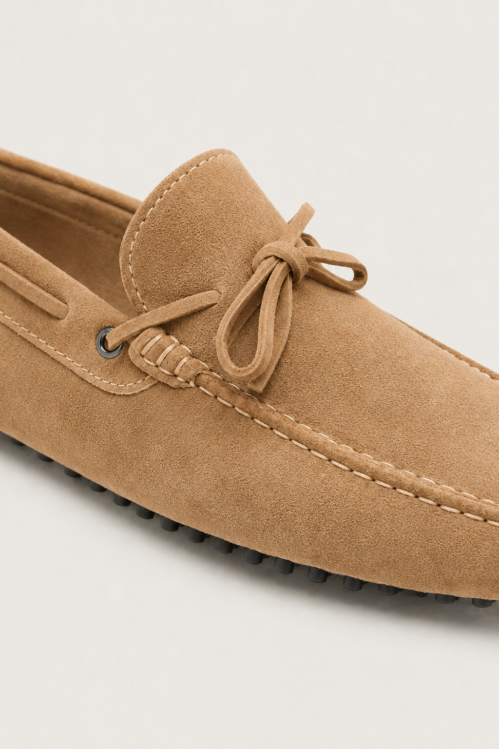 Capri Suede Moccasin Beige