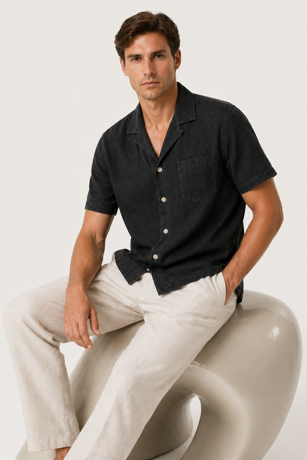 Seaside Comfort Shirt Black