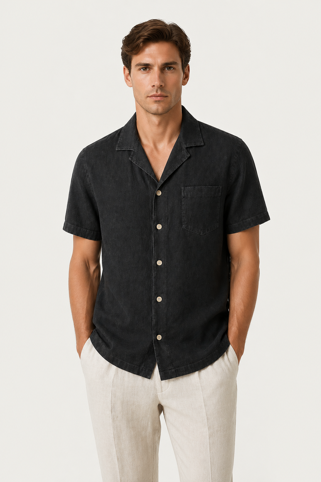 Seaside Comfort Shirt Black