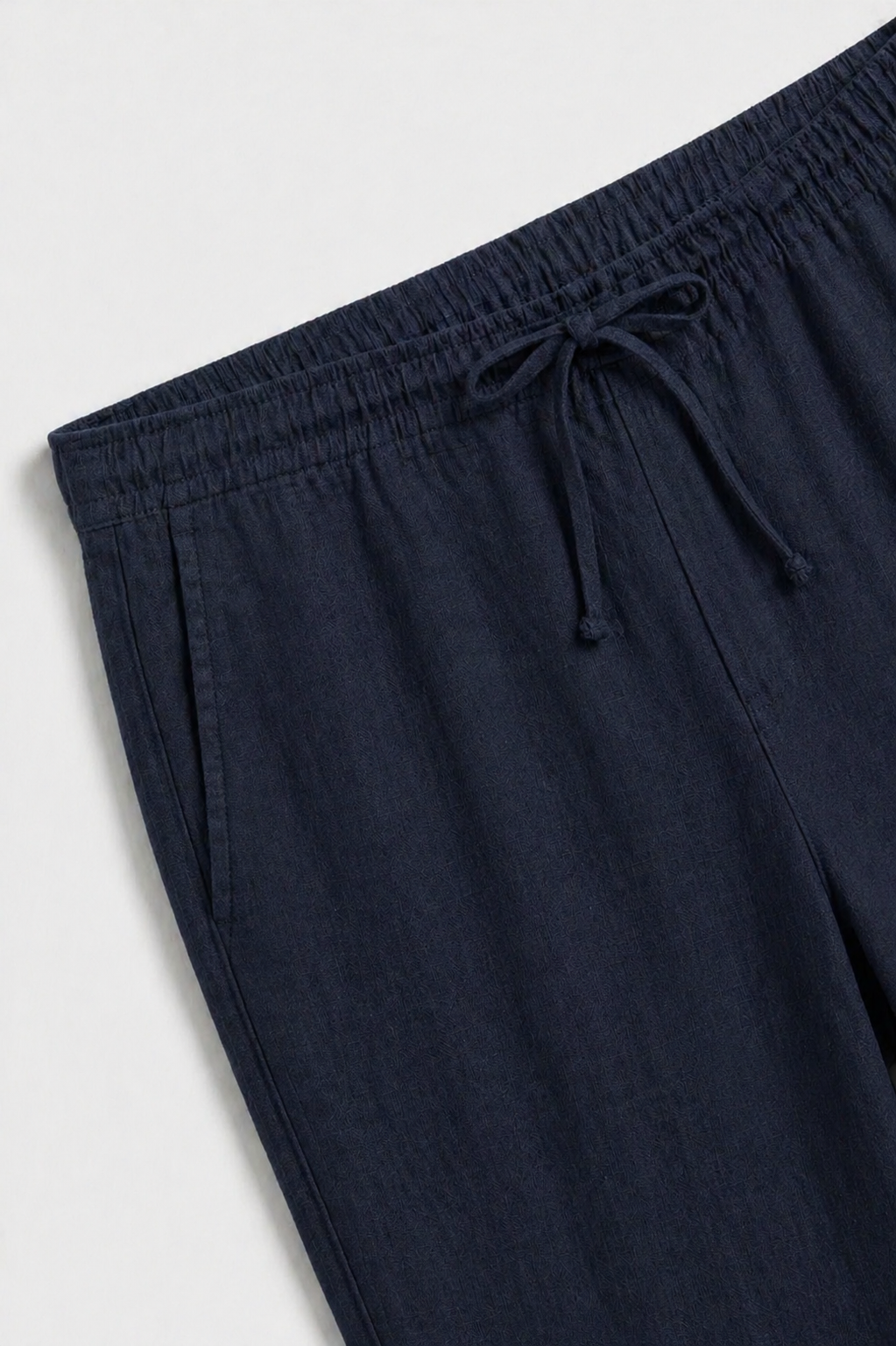Linen Bayside Trousers Navy