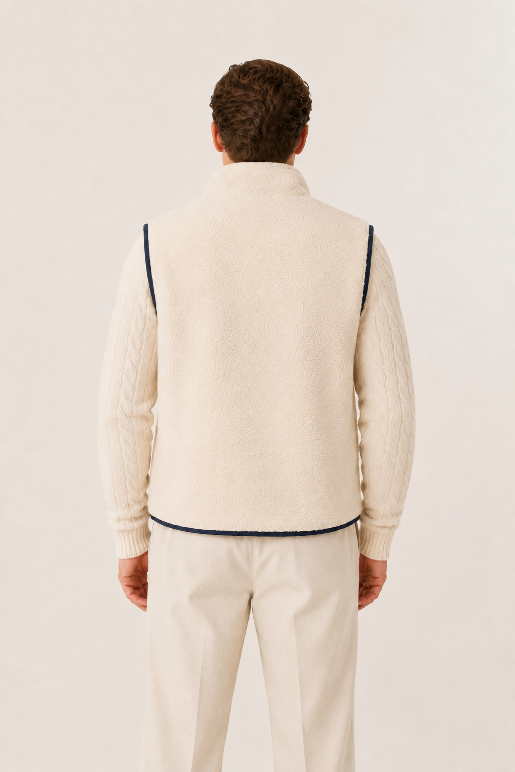 Montreux Fleece Gilet Cream