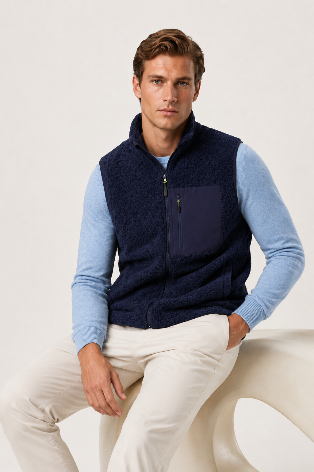 Montreux Fleece Gilet Navy