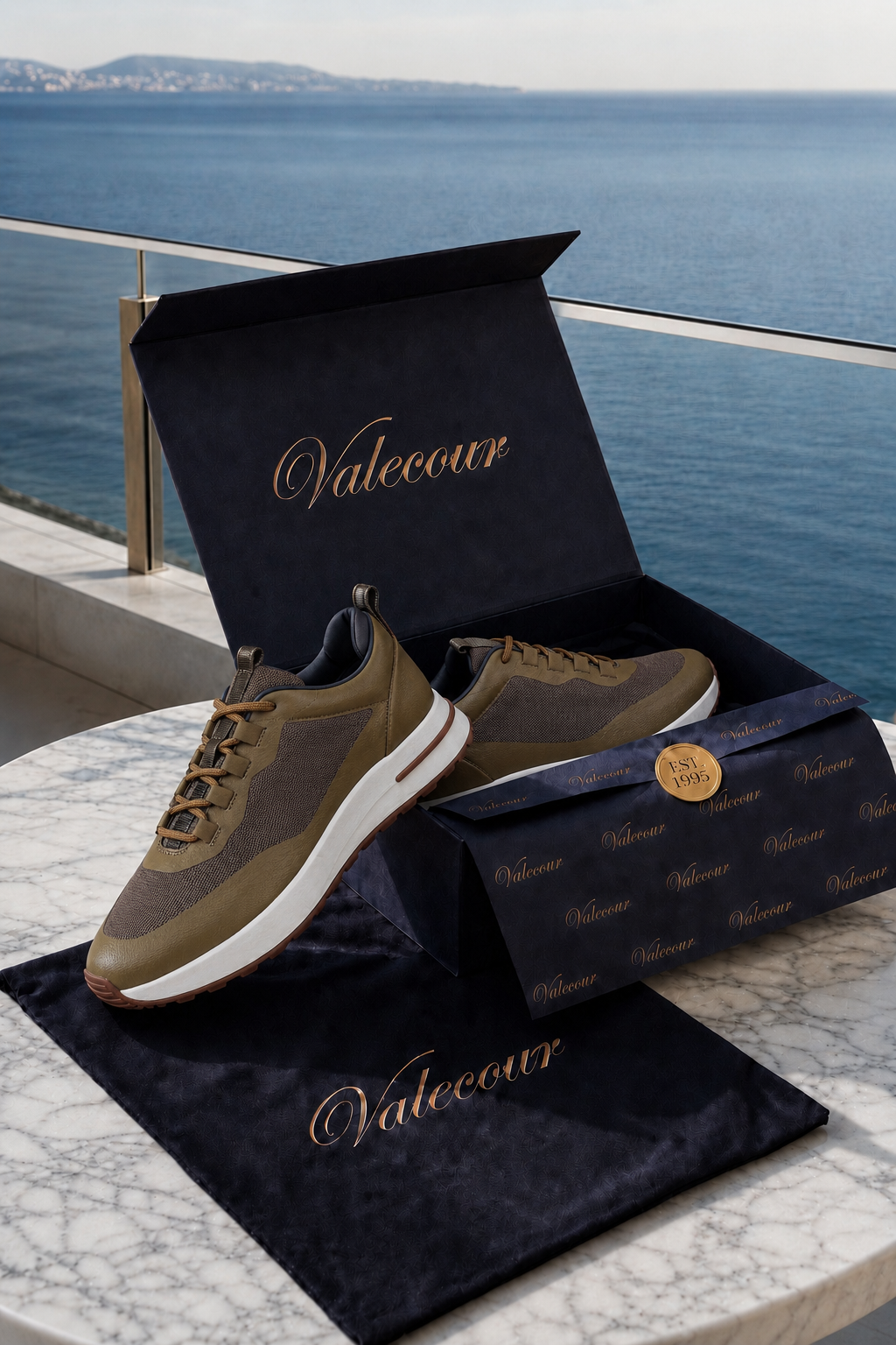 Sorrento Sneaker Olive Brown