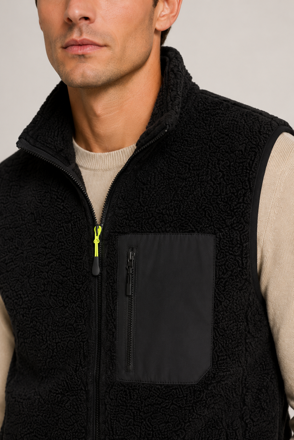 Montreux Fleece Gilet Black