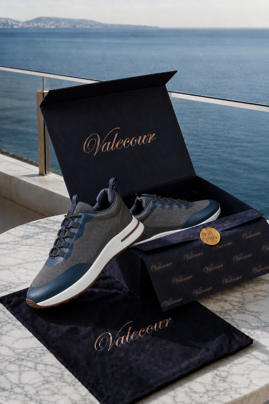 Sorrento Sneaker Graphite Steel Blue
