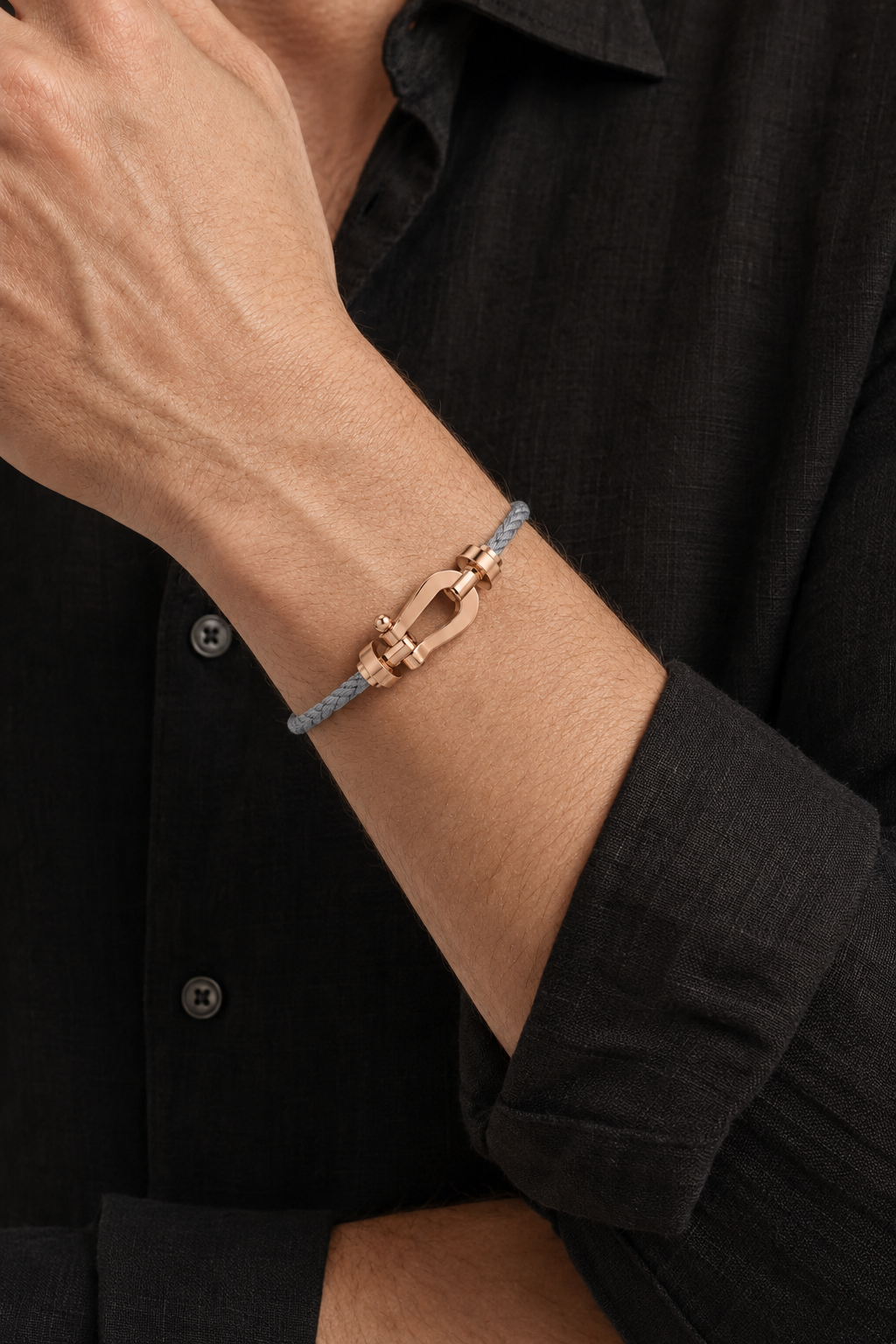 Aurelio Bracelet Gray / Rose Gold