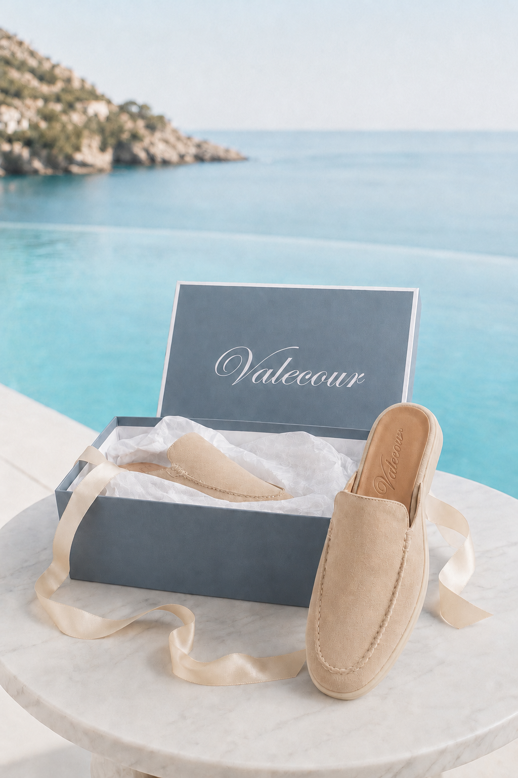 Ancestral Suede Mule Beige