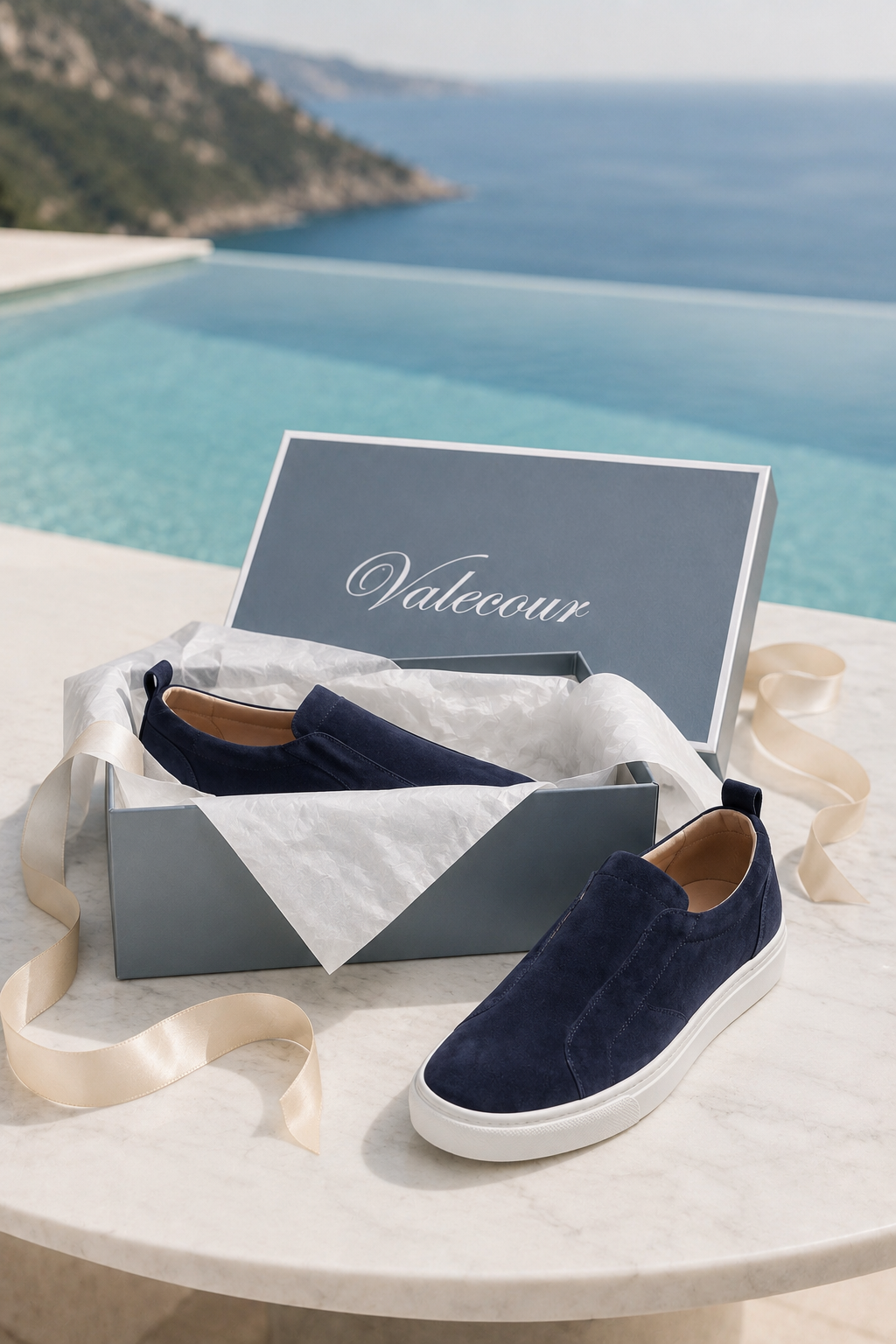 Savien Slip-On Navy Blue
