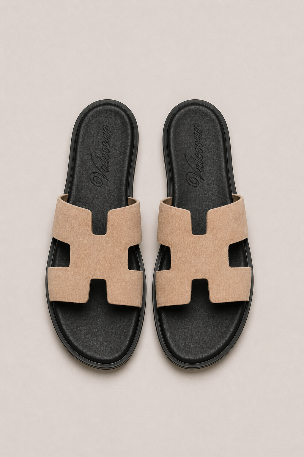 Valero Suede Sandal Beige
