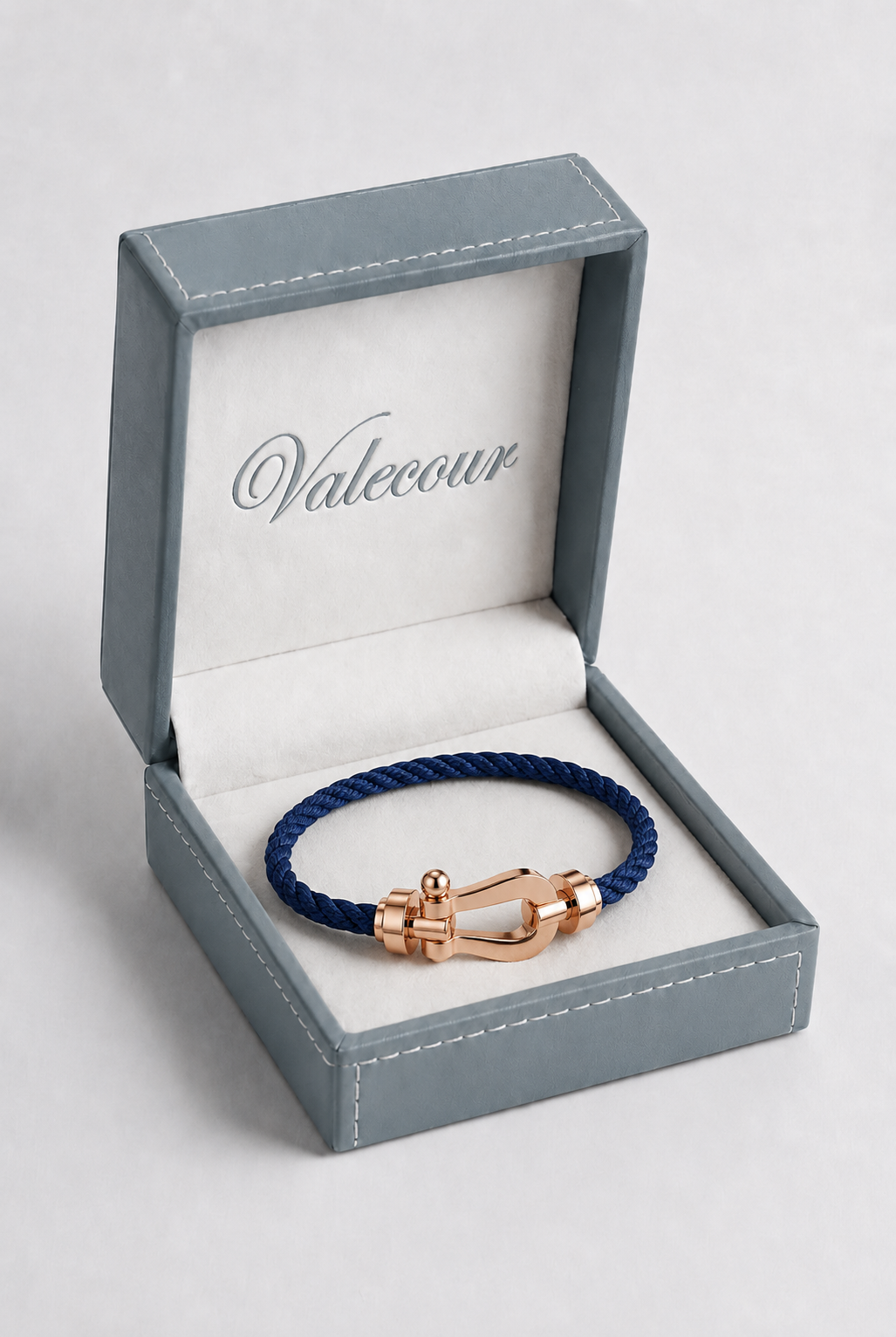 Aurelio Bracelet Navy / Rose Gold