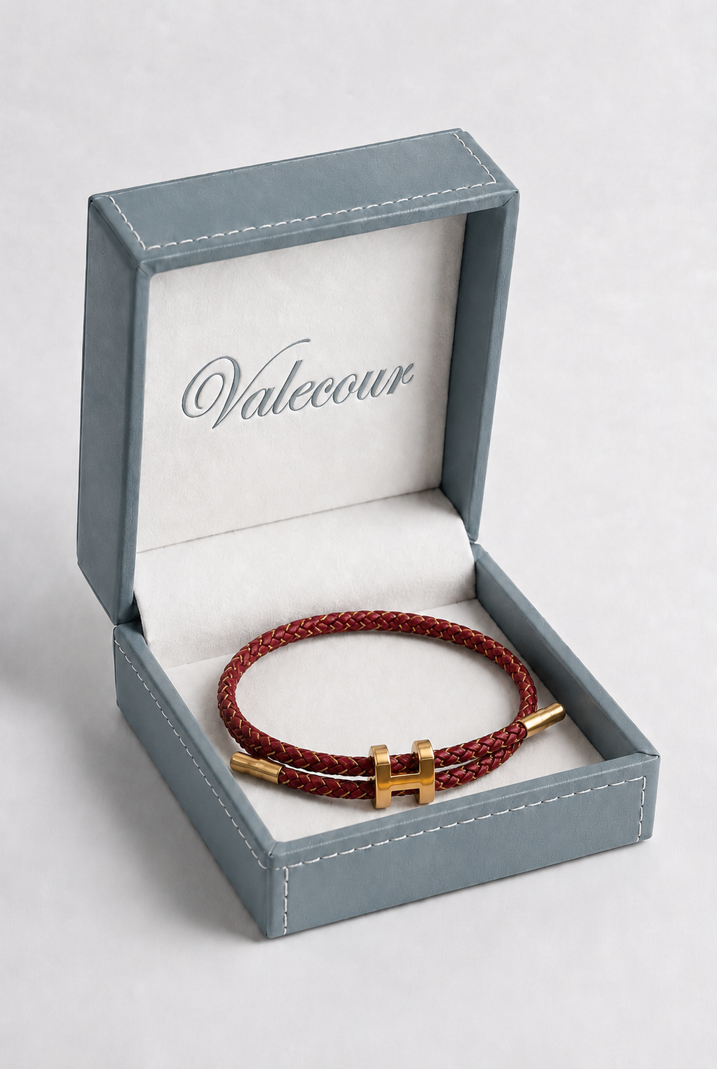 Valecour Bracelet Burgundy/Gold