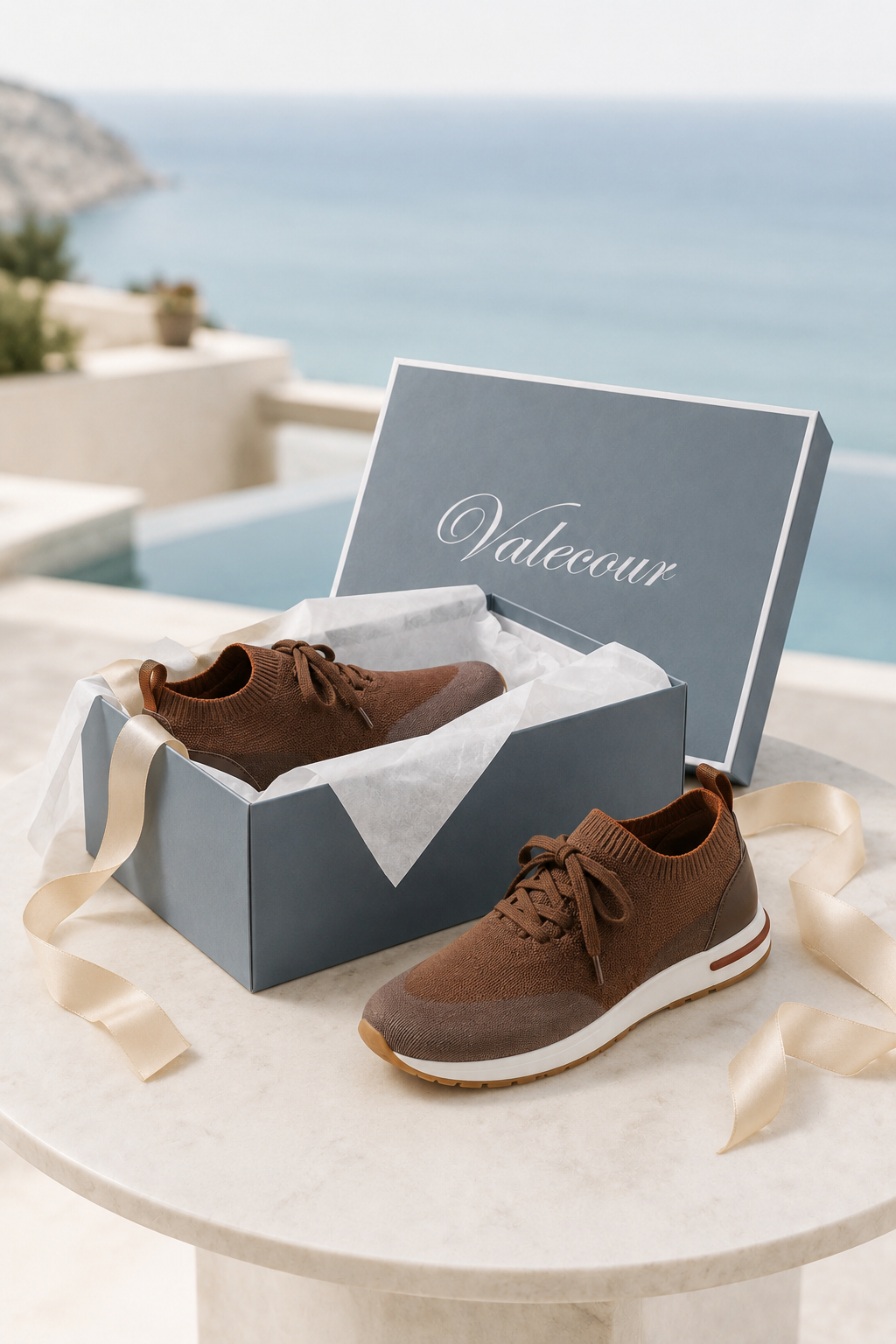 Selano Mesh Slip-On Brown