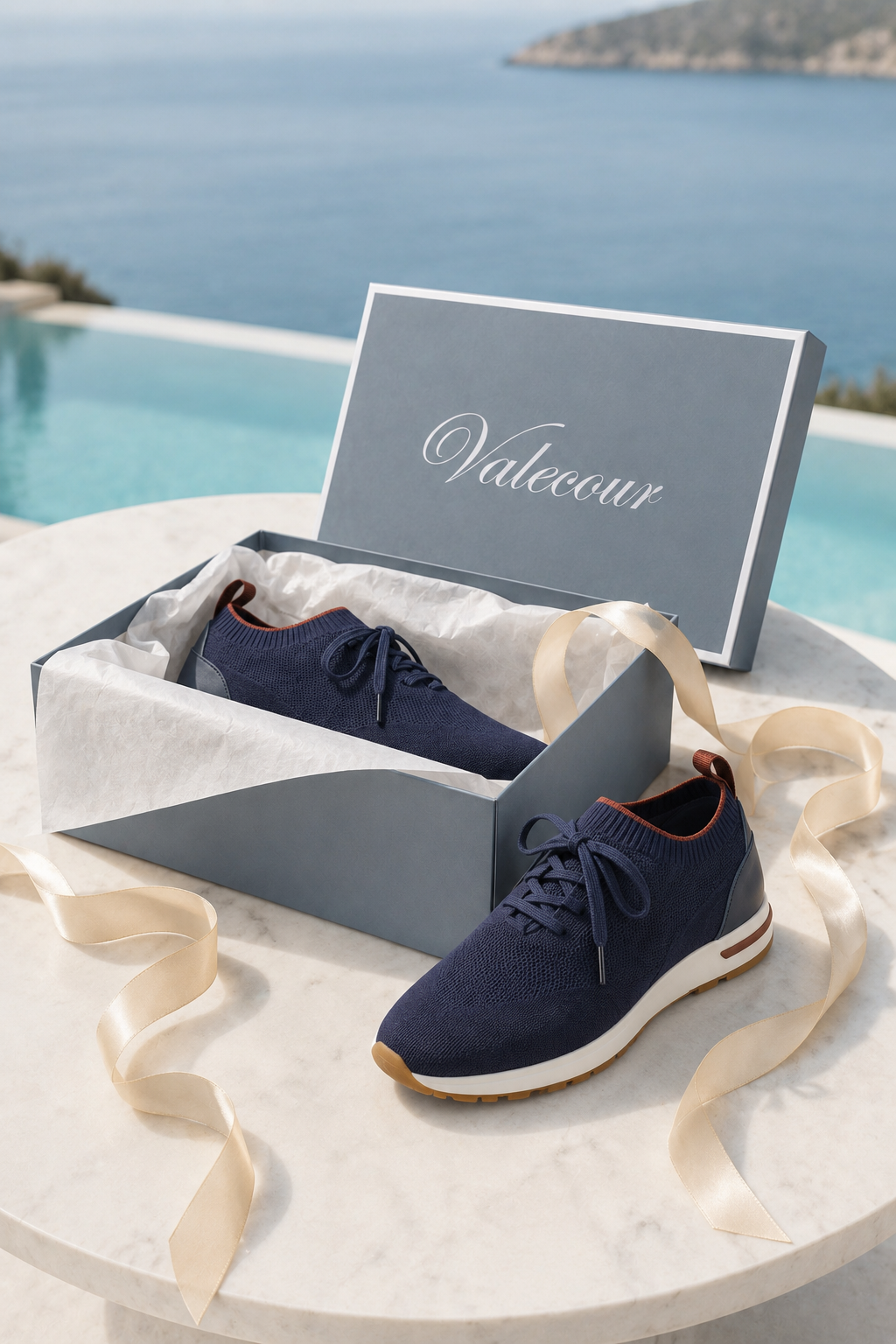Selano Mesh Slip-On Light Blue