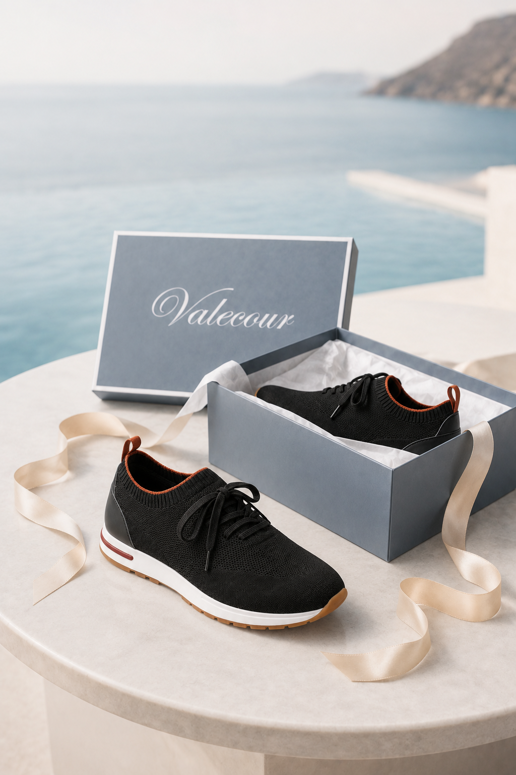 Selano Mesh Slip-On Black