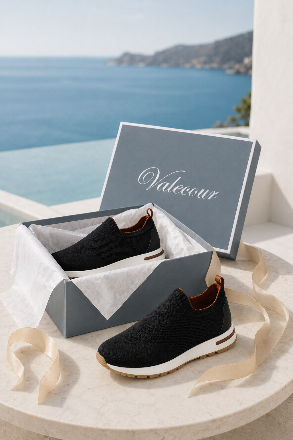 Milano Mesh Slip-On Black