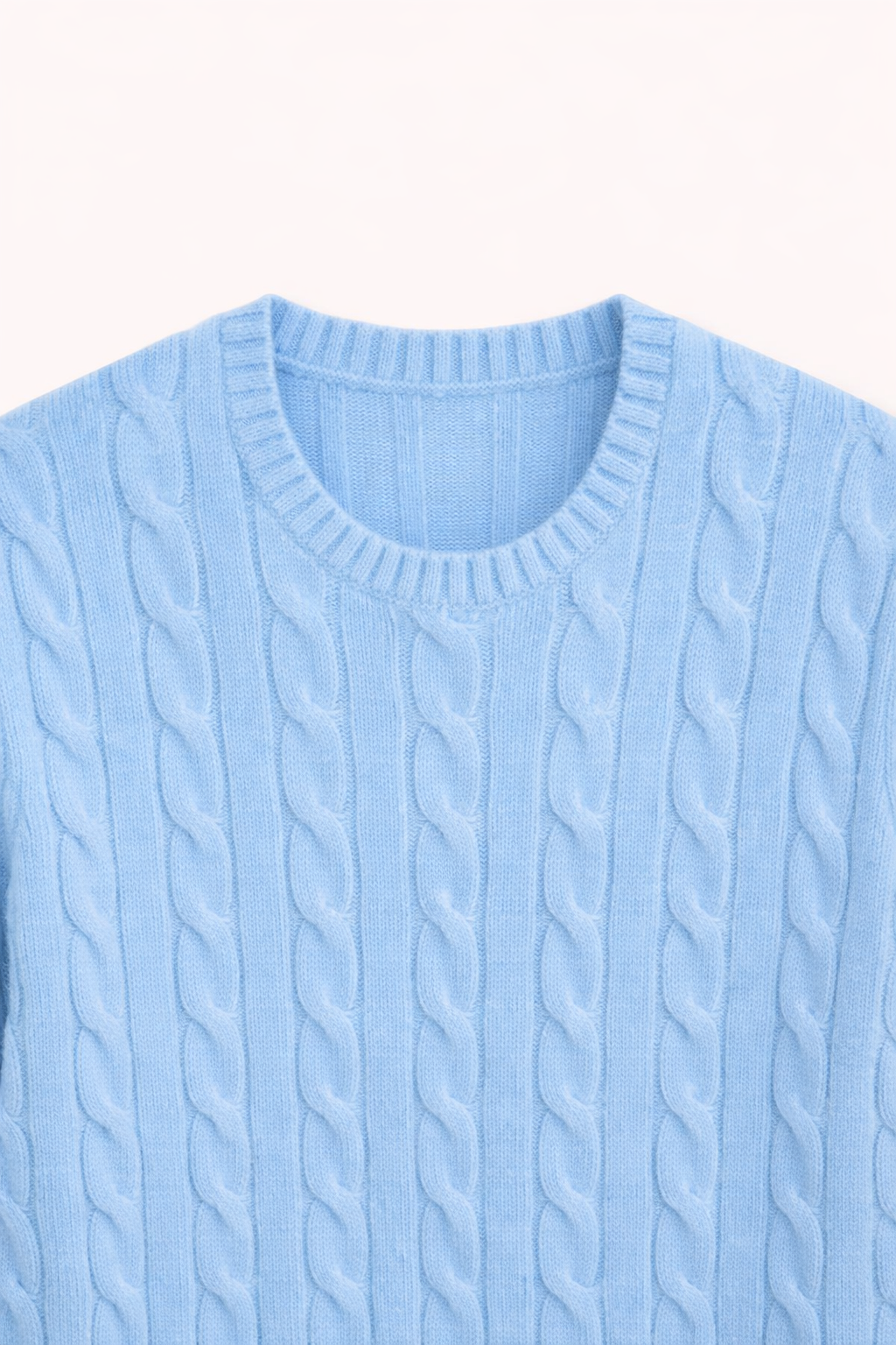 Artisan Cable Knit Sky Blue
