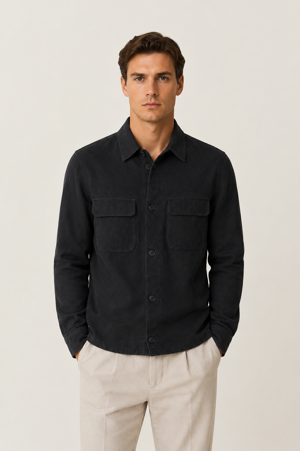 Patano Overshirt Dark Blue