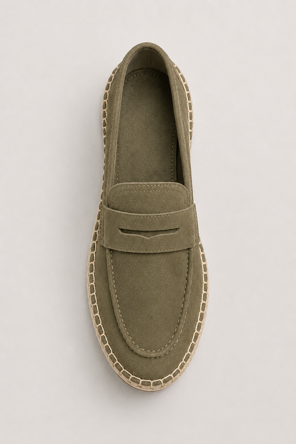Como Suede Espadrille Olive