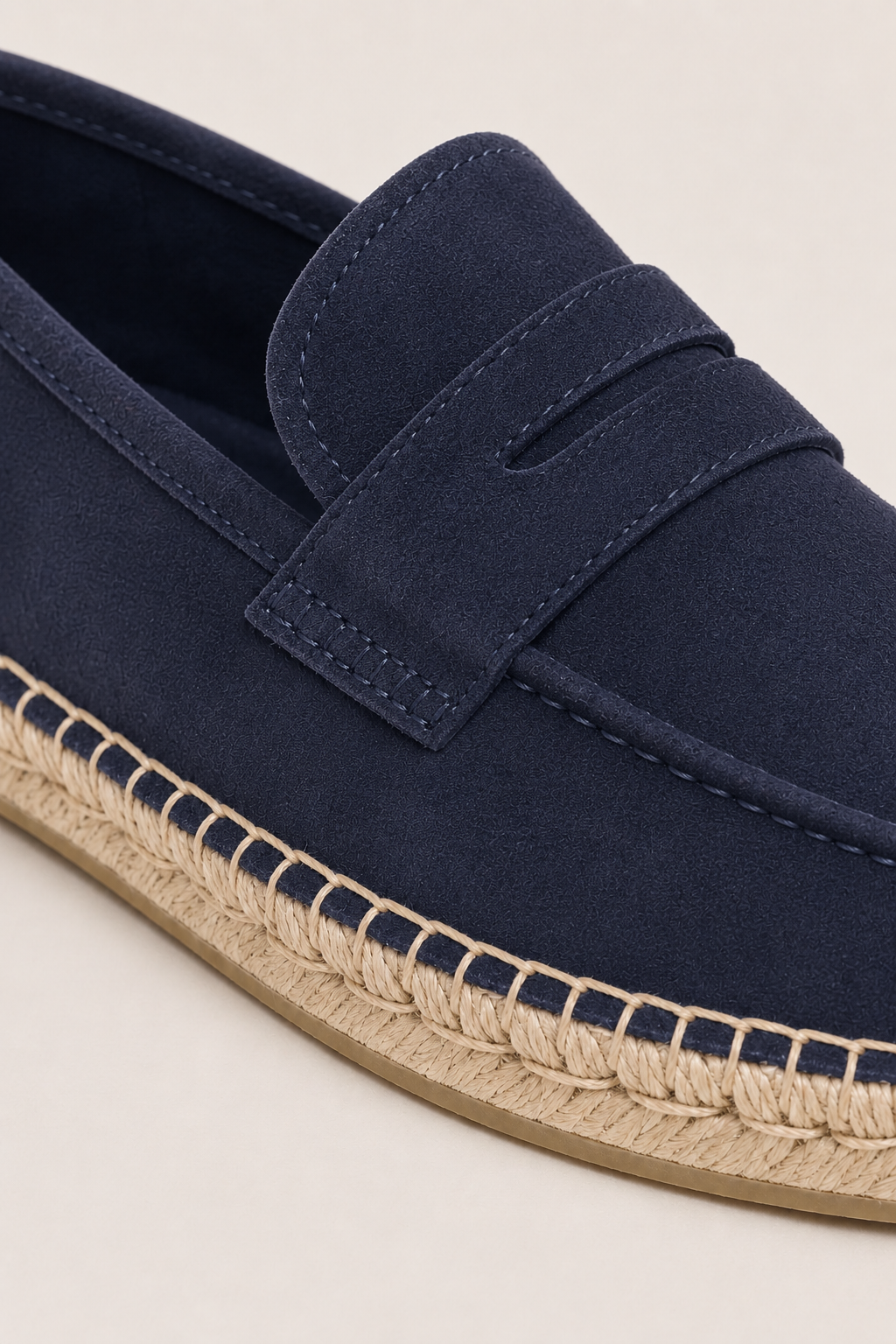 Como Suede Espadrille Navy