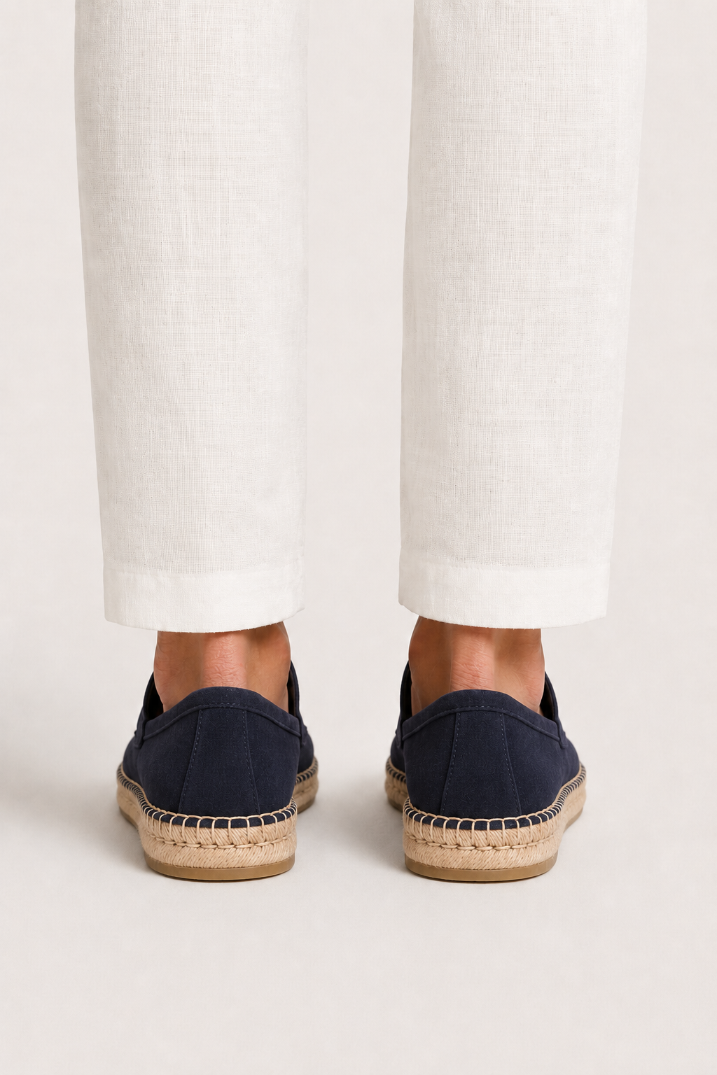 Como Suede Espadrille Navy