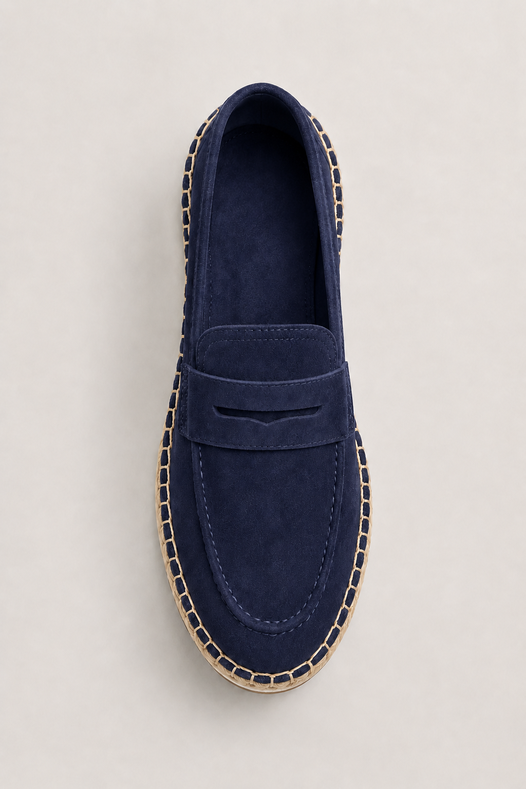 Como Suede Espadrille Navy