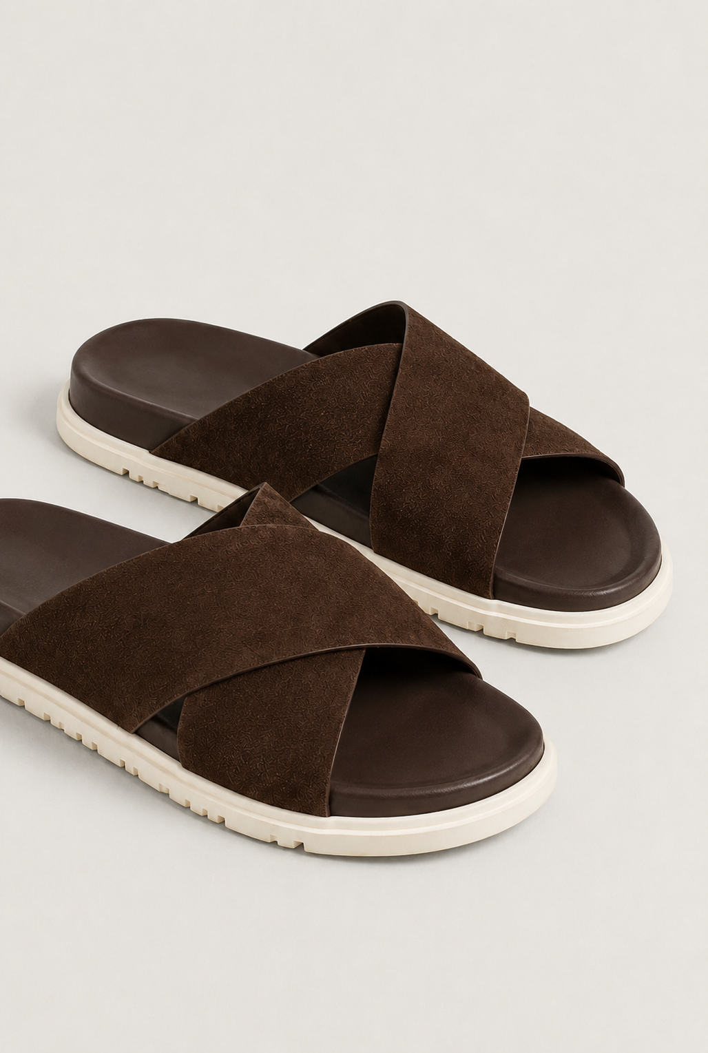 Valerio Slide Dark Brown