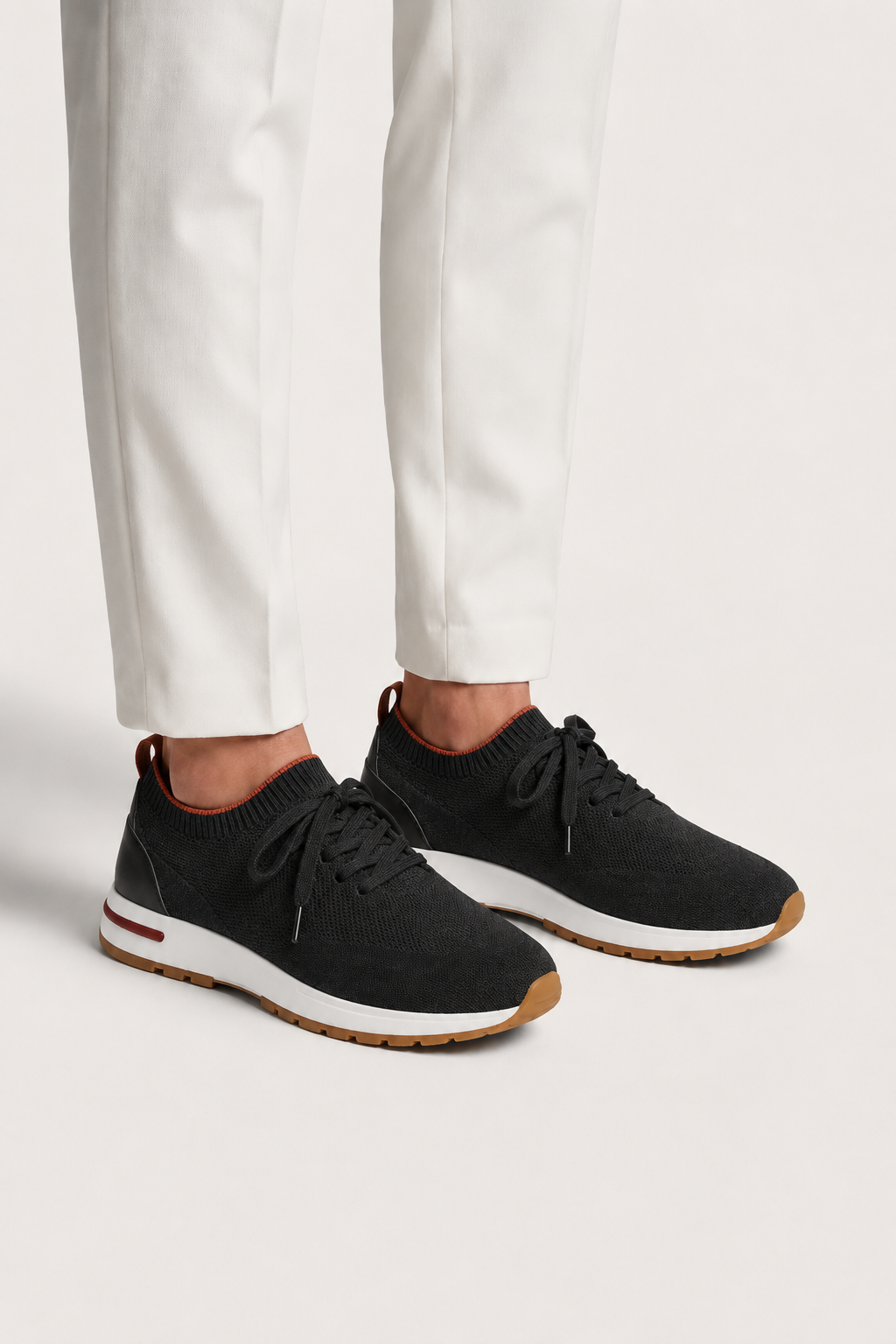 Selano Mesh Slip-On Black